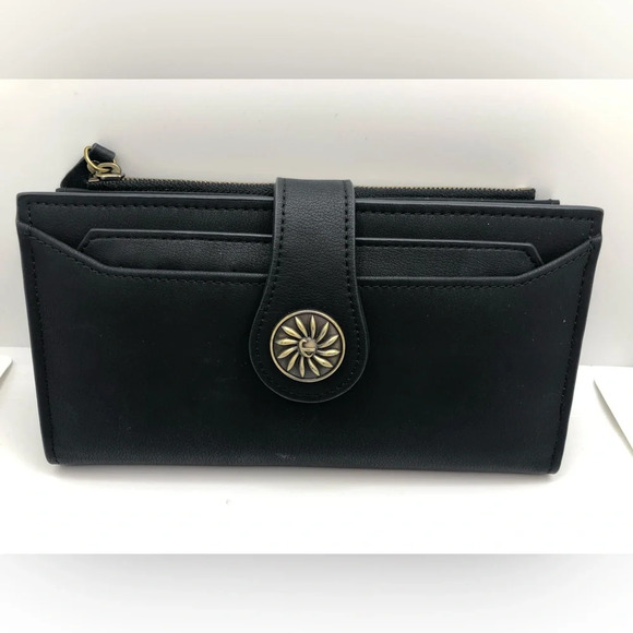 Travelambo Bifold Black RFID Blocking Leather Wallet - Picture 1 of 8